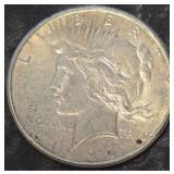 S - 1922 PEACE SILVER DOLLAR