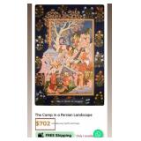 J5 - FRAMED PERSIAN STYLE ARTWORK