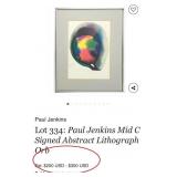 J5 - FRAMED ABSTRACT MODERN ART PRINT