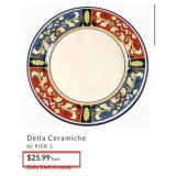 J5 - DECORATIVE PIER 1 DINNERWARE SERVING SET