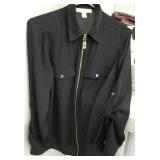 J5 - MICHAEL KORS BLACK ZIP FRONT JACKET