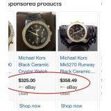 J5 - MICHAEL KORS CRYSTAL WATCH