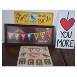J2 - FOUR PIECES WALL DECOR