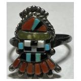 STERLING SILVER RING 2.80GRS