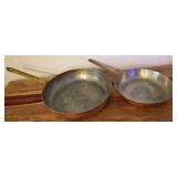 J2 - TWO COPPER SKILLETS (L27)