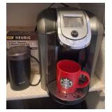 J2 - KEURIG COFFEE MAKER, MUGS (K54)