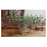 J2 - SIXTEEN MINI GROCERY CARTS (L140)