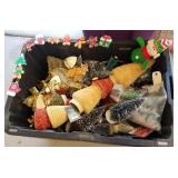 J2 - BIN OF CHRISTMAS DECORATIONS (Y45)