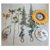 J2 - GARDEN STAKES, PLANT HANGERS, WALL DECOR