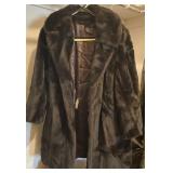 J2 - FAUX FUR COAT SIZE S/M (M14)