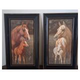 J2 - TWO PIECES FRAMED ART 12X26" (P35)