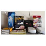 J2 - DESK LAMP, SOLAR LIGHT, MULTI-OUTLET STRIPS