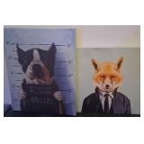 J2 - TWO PIECES CANVAS ART (N78)