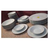 J2 - THIRTY-NINE PIECES NORITAKE DISHWARE (K39)