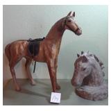 J2 - HORSE & HORSE HEAD FIGURINES (P14)