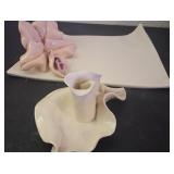 J2 - CERAMIC CANDLE HOLDER & DECORATIVE DISH