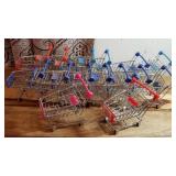 J2 - FIFTEEN MINI SHOPPING CARTS (L139)