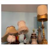 J2 - MIXED VINTAGE TABLE LAMP BASES (M58)