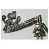 STERLING SILVER PIN 8.40GRS