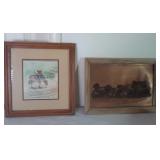 J2 - TWO PIECES FRAMED ART (R58)
