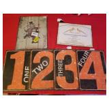 J2 - LOT OF SIX WALL PLAQUES (L87)