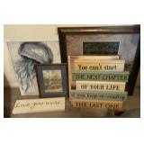 J2 - WALL PLAQUES & FRAMED ART (M10)