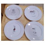 J2 - FOUR MERRY-MASTERPIECES PLATES