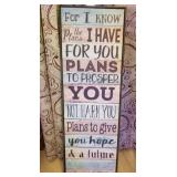 J2 - INSPIRATIONAL WALL DECOR FRAMED (L128)