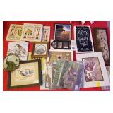J2 - LOT OF FRAMED & UNFRAMED ART (L86)