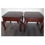 J2 - PAIR OF MATCHING SIDE TABLES (P16)