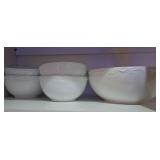 J2 - GIBSON POTTERY SALAD BOWLS SET (K7)