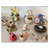 J2 - LOT OF MIXED BIRD FIGURINES (L6)