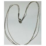 STERLING SILVER 18INCH CHAIN 3.70GRS