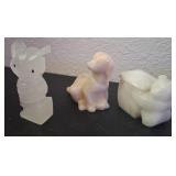J2 - THREE CARVED FIGURINES (N44)