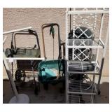 J2 - BIRD ROOST, WHEELBARROW, SHELVING