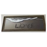J2 - FRAMED ART 15X39" (M90)