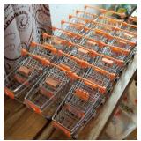 J2 - TWENTY-FOUR MINI SHOPPING CARTS (L141)