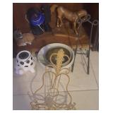 J2 - CANDLE LANTERN, HORSE FIGURINES, COLLECTIBLES