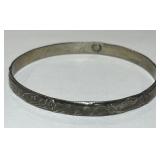 STERLING SILVER BANGLE BRACELET 16.30GRS