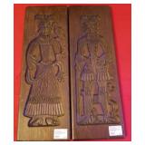 J2 - PAIR OF DUTCH/GERMAN COOKIE MOLDS (L93)