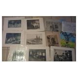 J2 - MIXED LOT OF UNFRAMED ART (N69)