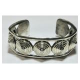 MOROCCAN STERLING SILVER CUFF BRACELET 46.5 GRS