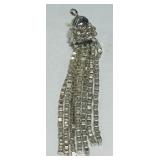 STERLING SILVER TASSEL PENDANT 3.7 GRS