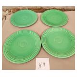 11 - FOUR FIESTA WARE PLATES (H9)