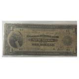 LARGE OLD 1 DOLLAR