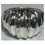 STERLING SILVER DOME RING 8.20GRS
