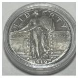 1916 SILVER QUARTER DOLLAR