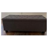 15 - UPHOLSTERED STORAGE BENCH