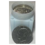 A TUBE OF 20 EISENHOWER DOLLARS