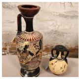11 - TWO DECORATIVE VASES (M88)